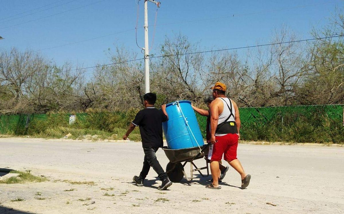 Franja fronteriza de Tamaulipas en semáforo rojo; hay crisis de agua 